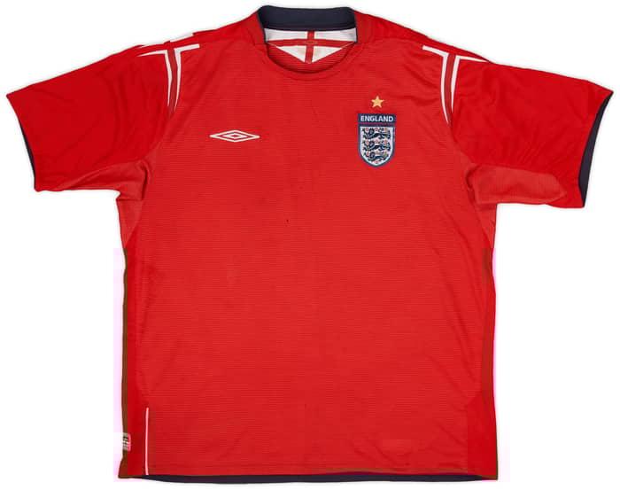 2004-06 England Away Shirt - 5/10 - (XL)