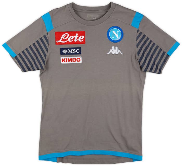 2017-18 Napoli Kappa Training Shirt - 8/10 - (M)