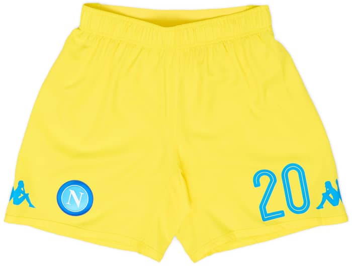 2017-18 Napoli Player Issue Away Shorts # - 7/10
