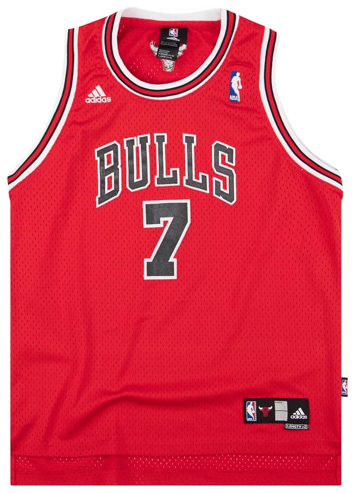 2006-09 Chicago Bulls Gordon #7 adidas Swingman Jersey (Away) Y