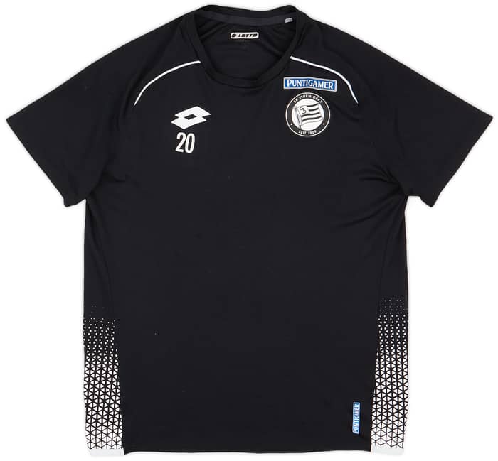 2016-17 Sturm Graz Player Issue Lotto Training Shirt #20 - 6/10 - (M)