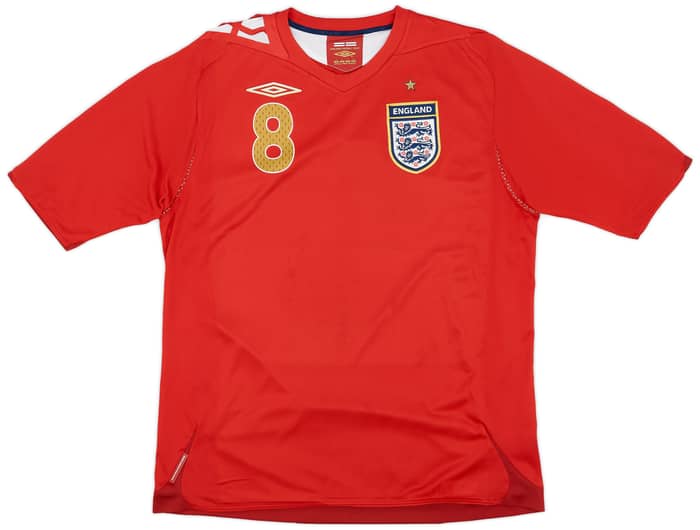 2006-08 England Away Shirt Lampard #8 - 6/10 - (L)