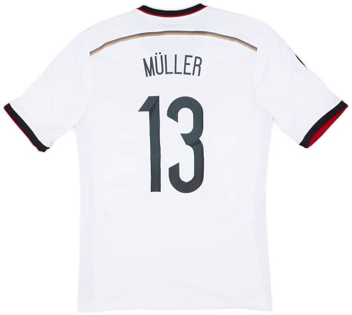 2014-15 Germany Home Shirt Muller #13 - 4/10 - (L)