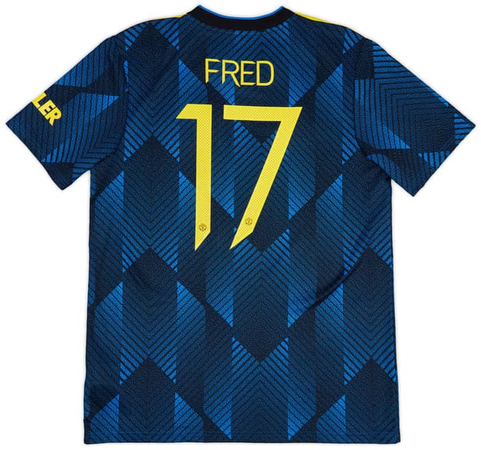 2021-22 Manchester United Third Shirt Fred #17 - 10/10 - (L)