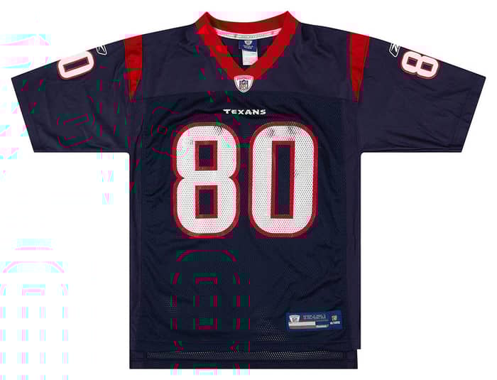2008-11 Houston Texans A. Johnson #80 Reebok On Field Jersey (Home) M
