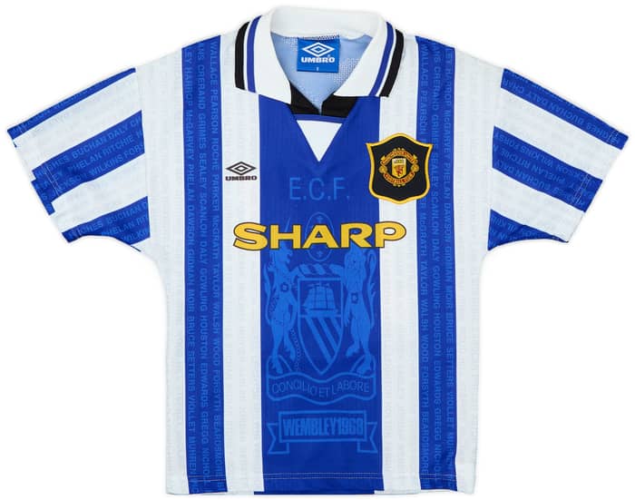1994-96 Manchester United Third Shirt Cole #17 - 8/10 - (S.Boys)