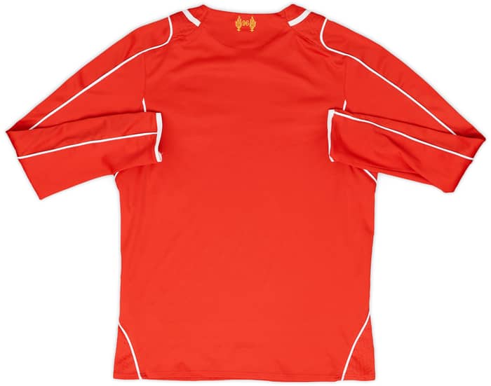 2014-15 Liverpool Home L/S Shirt - 8/10 - (M.Boys)