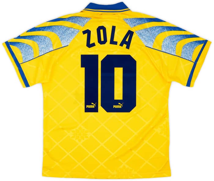 全国どこでも送料無料！ Shirt Third Parma 1995-96 Zola (S) #10 トップス