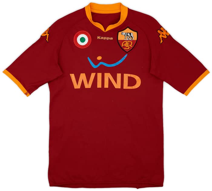 2007-08 Roma Home Shirt Totti #10 - 4/10 - (M)