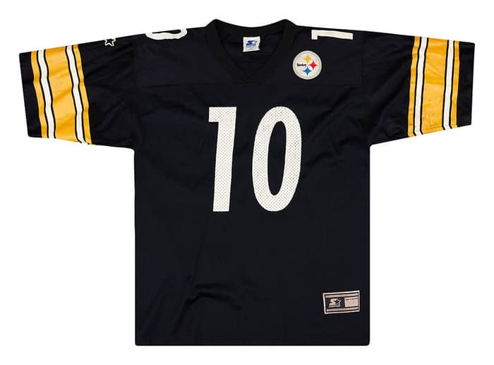 1995-96 Pittsburgh Steelers Stewart #10 Starter Jersey (Home) L