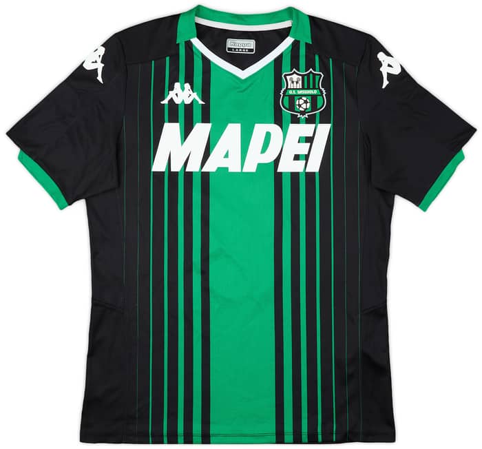 2019-20 Sassuolo Signed Home Shirt Caputo #9 - 8/10 - (L)