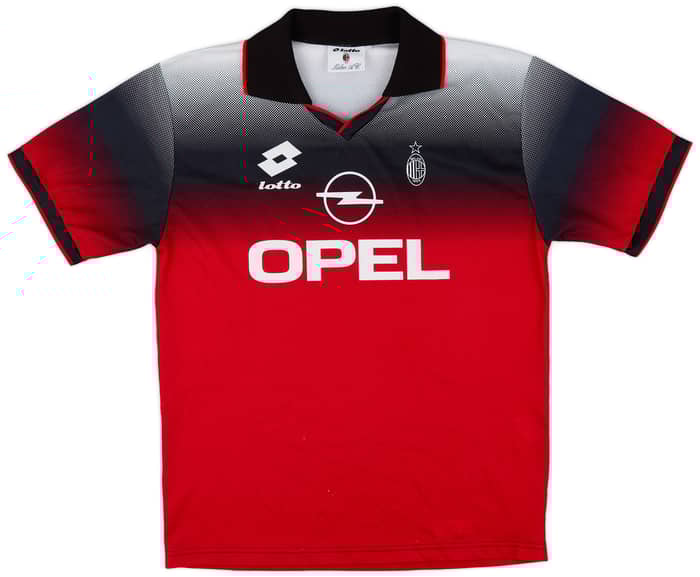 1995-96 AC Milan Lotto Training Shirt - 9/10 - (L)