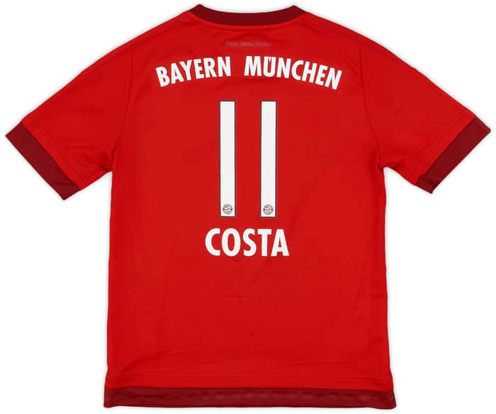 2015-16 Bayern Munich Home Shirt Costa #11 - 6/10 - (L.Boys)