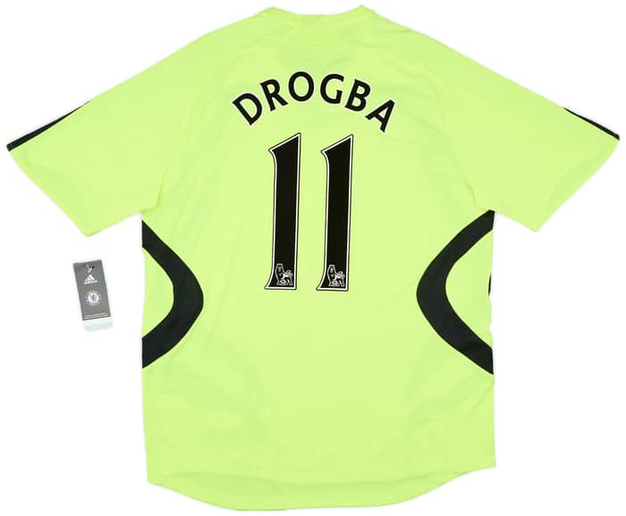 2007-08 Chelsea Away Shirt Drogba #11 (L)