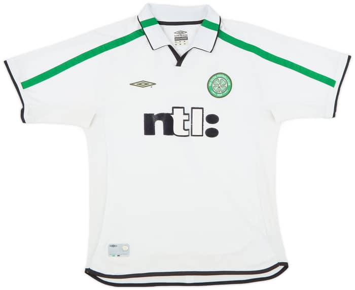 2001-02 Celtic Away Shirt Larsson #7 - 6/10 - (L)