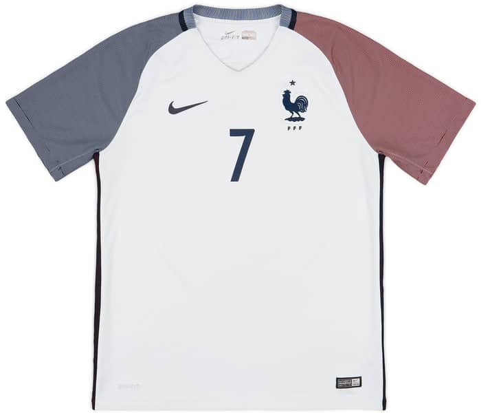 2016-17 France Away Shirt Griezmann #7 - 5/10 - (L)