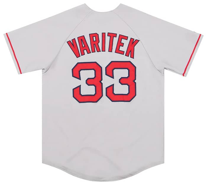 2005-08 Boston Red Sox Varitek #33 Majestic Jersey (Away) L