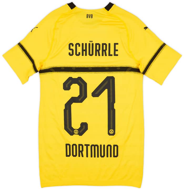 2018-19 Borussia Dortmund Player Issue (EvoKNIT) European Home Shirt Schurrle #21 - 9/10 - (XL)