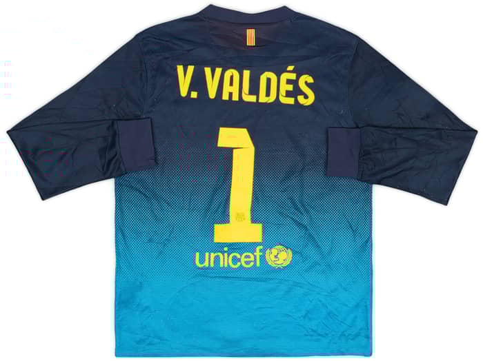 2012-13 Barcelona GK Shirt V.Valdes #1 - 4/10 - (M)