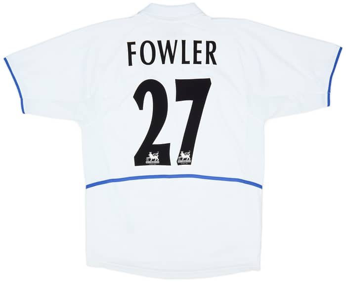 2002-03 Leeds United Home Shirt Fowler #27 - 8/10 - (M)