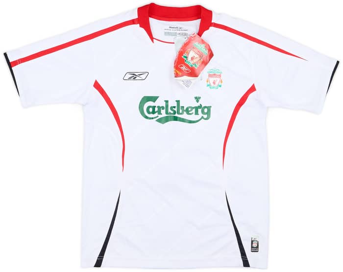2005-06 Liverpool Away Shirt Crouch #15 (L.Boys)