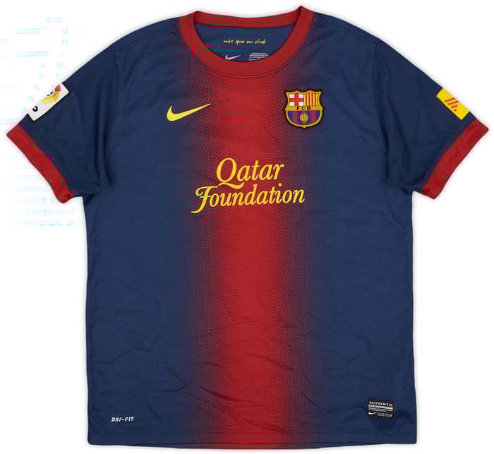 2012-13 Barcelona Home Shirt - 8/10 - (L.Boys)