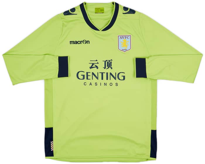 2012-13 Aston Villa Away L/S Shirt Petrov #19 - 7/10 - (L)