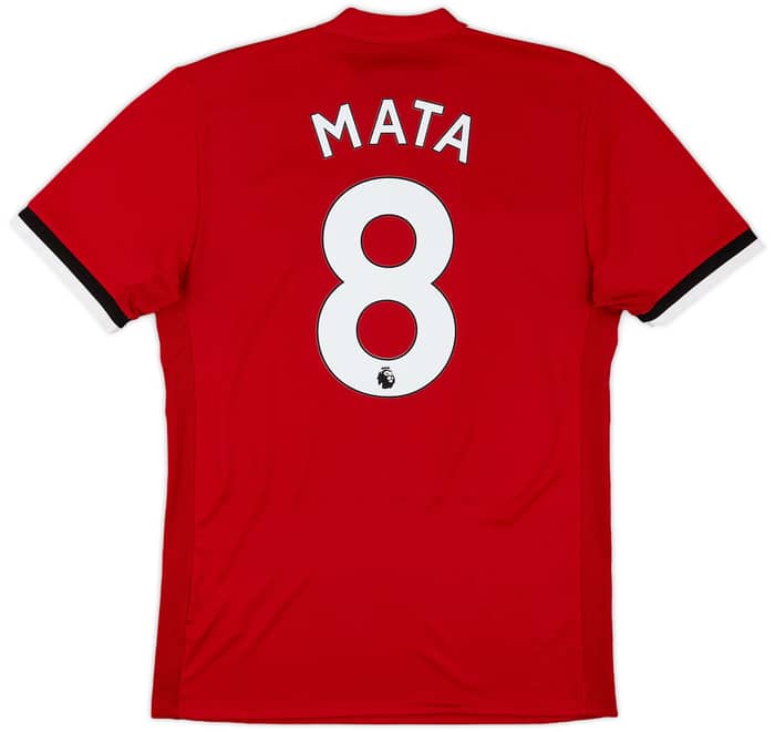2017-18 Manchester United Home Shirt Mata #8 - 9/10 - (M)