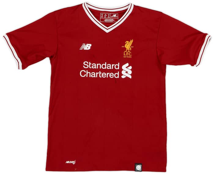 2017-18 Liverpool 125 Years Home Shirt Coutinho #10 - 5/10 - (S.Boys)