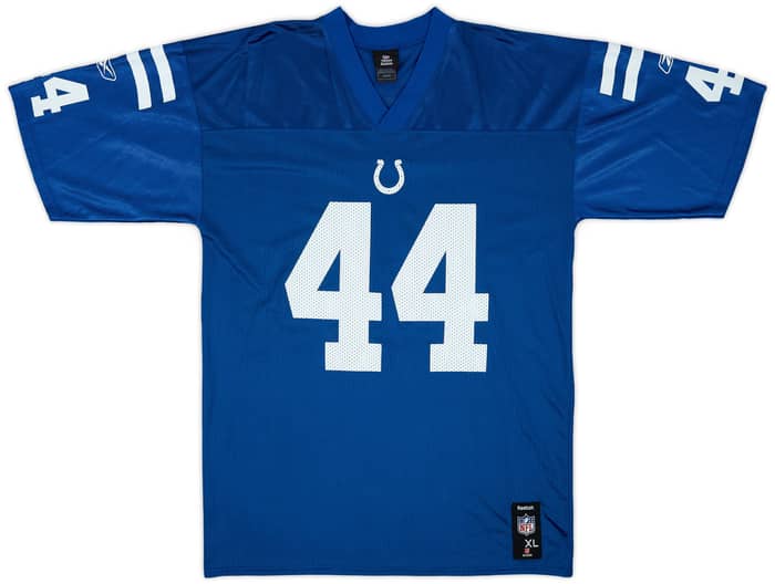 2008-11 Indianapolis Colts Clark #44 Reebok Replica Home Jersey - 9/10 - (XL)