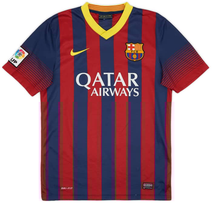 2013-14 Barcelona Home Shirt Messi #10 - 6/10 - (S)