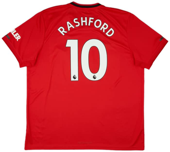 2019-20 Manchester United Home Shirt Rashford #10 (XXL)