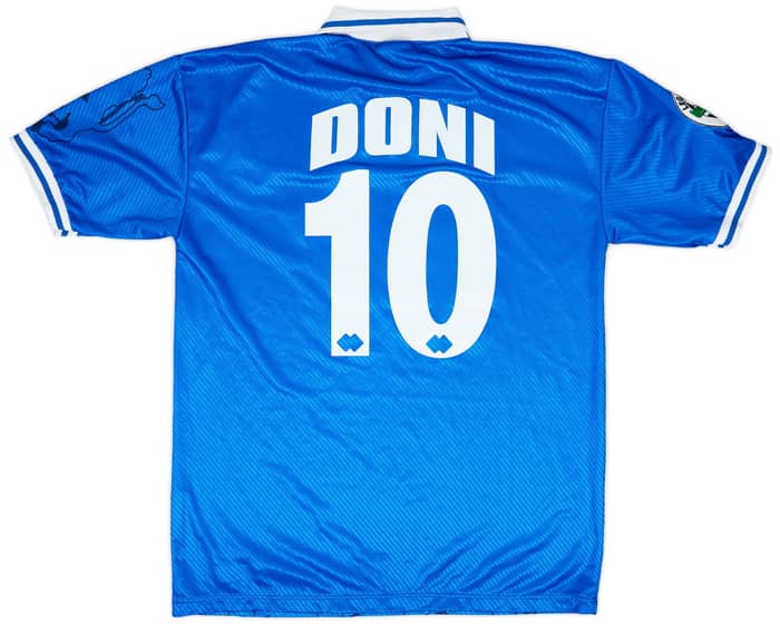 1997-98 Brescia Match Worn Home Shirt Doni #10