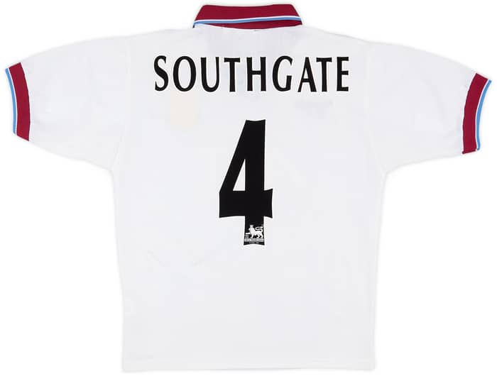 1996-98 Aston Villa Away Shirt Southgate #6 - 8/10 - (S)