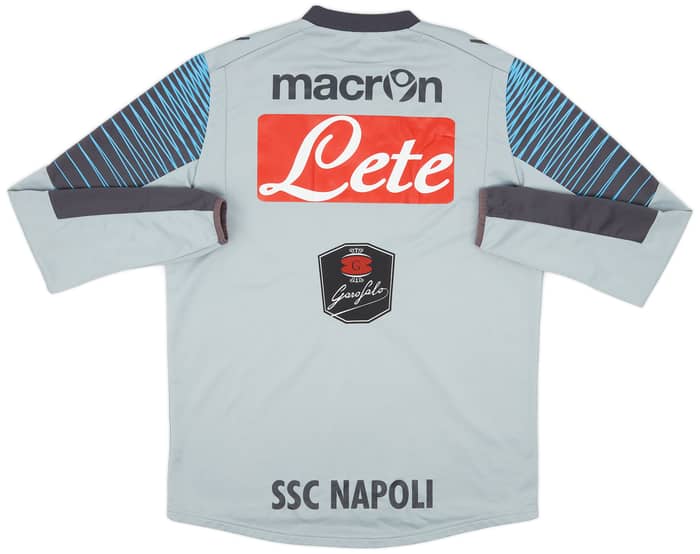 2014-15 Napoli Macron Training L/S Shirt # - 6/10