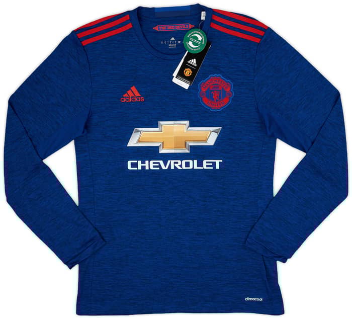 2016-17 Manchester United Away L/S Shirt Rooney #10 (S)