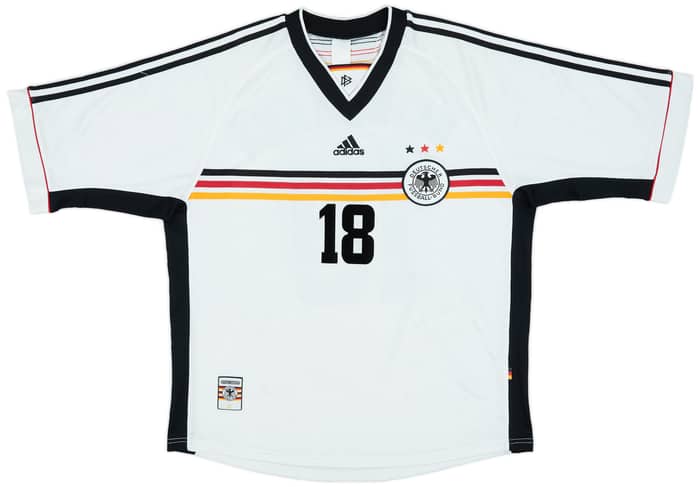 1998-00 Germany Home Shirt Klinsmann #18 - 6/10 - (XL)