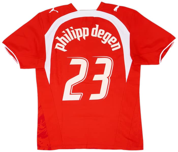 2000-01 Switzerland Home Shirt Philipp Degen #23 - 9/10 - (S)