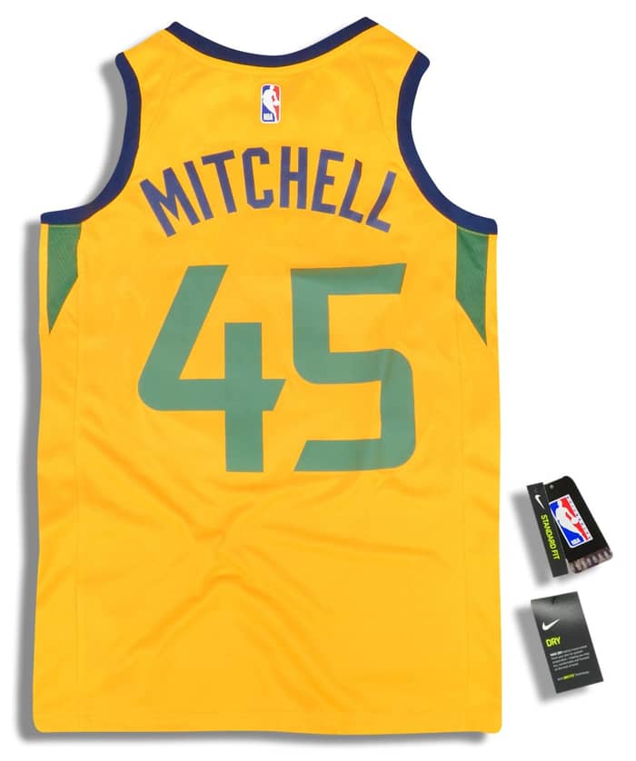 2018-19 Utah Jazz Mitchell #45 Nike Swingman Jersey (Alternate) S - W/Tags