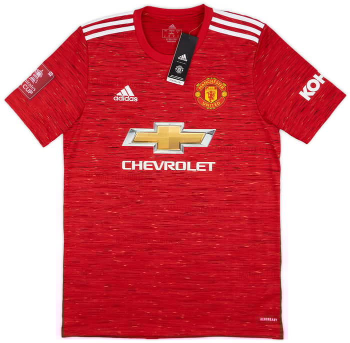 2020-21 Manchester United Home Shirt B.Fernandes #18 (M)