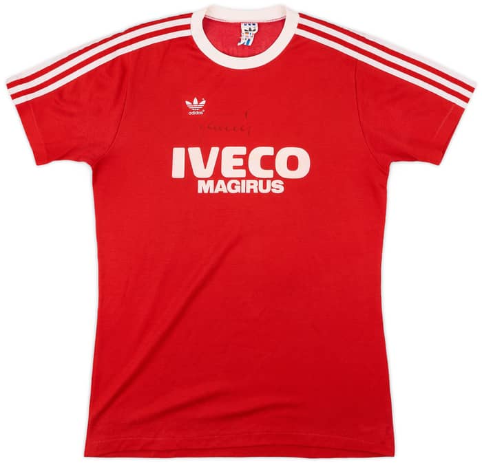 1983-84 Bayern Munich Home Shirt Fan Club Red Stars #11 - 5/10 - (L)