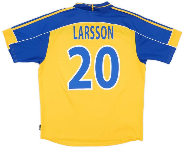2000-02 Sweden Home Shirt Larsson #20 - 8/10 - (XL)