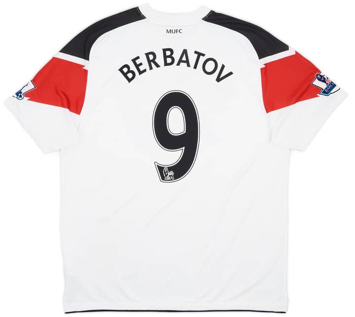 2010-12 Manchester United Away Shirt Berbatov #9 - 6/10 - (L)