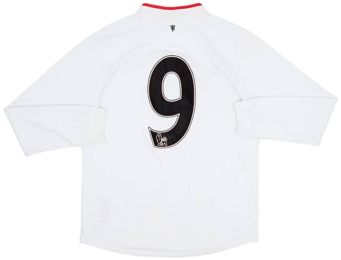 2012-14 Manchester United Away L/S Shirt #9 - 6/10 - (XL.Boys)