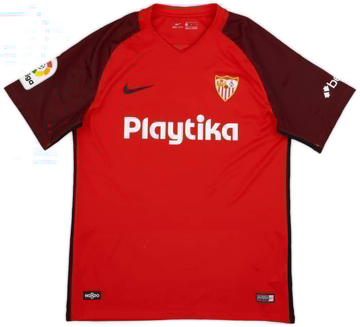 2018-19 Sevilla Away Shirt Escudero #18 - 7/10 - (L)