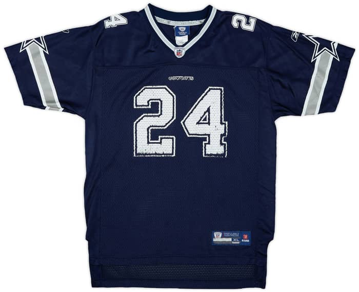 2008-09 Dallas Cowboys Barber #24 Reebok On Field Home Jersey - 6/10 - (XL.Boys)