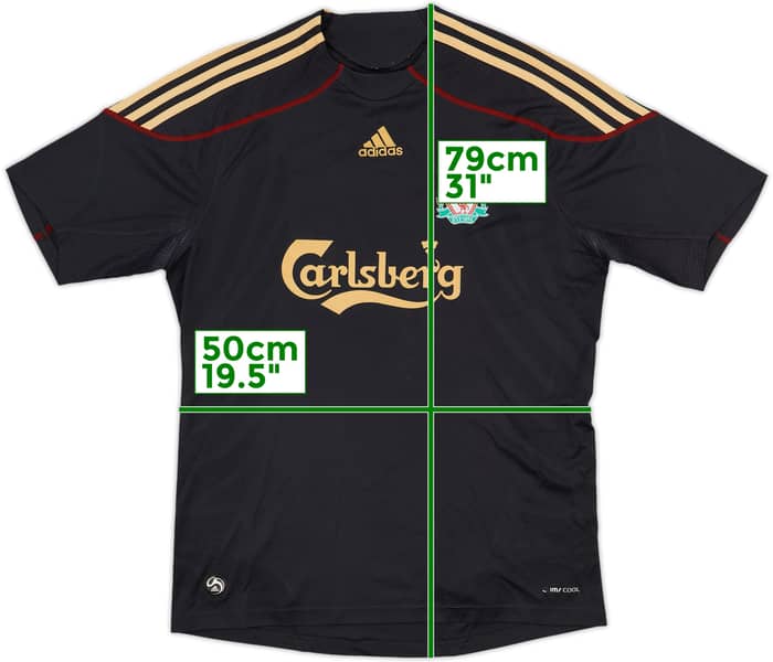 2009-10 Liverpool Away Shirt Gerrard #8 - 6/10 - (L)