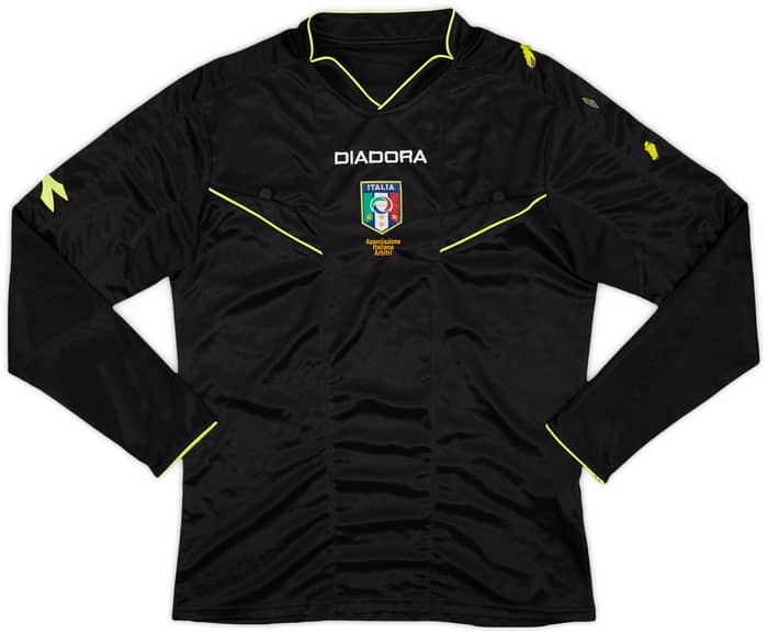 2013-14 Italy Diadora Referee L/S Shirt - 5/10 - (L)