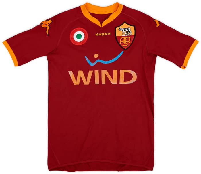 2007-08 Roma Home Shirt De Rossi #16 - 5/10 - (XS)