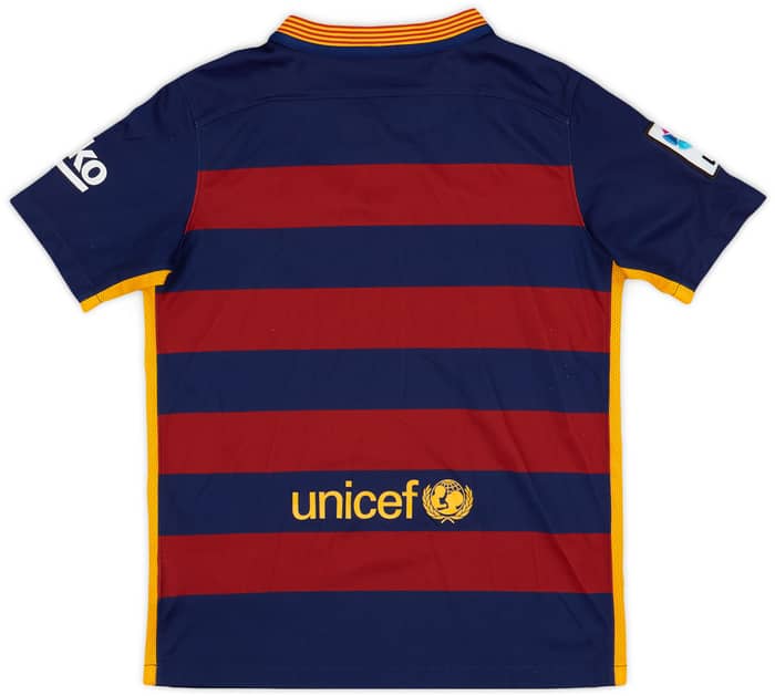 2015-16 Barcelona Home Shirt - 9/10 - (M.Boys)